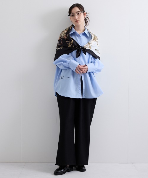 ENIM BY VICKY（エニムバイビッキー）の「【ENIM BY VICKY】ヘザーエステルツイルドレープパンツ《手洗い可能》（その他パンツ・レディース・ベージュ/ブラック・M）」の11枚目の写真