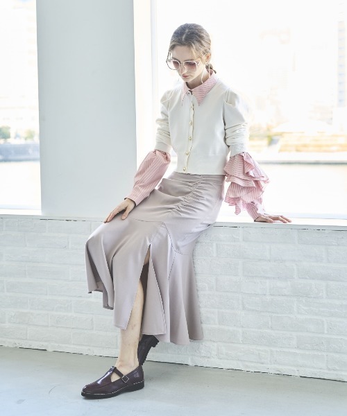 セール】アシメギャザーマーメイドスカート(スカート)|AND COUTURE セール】アシメギャザーマーメイドスカート(スカート)|AND COUTURE