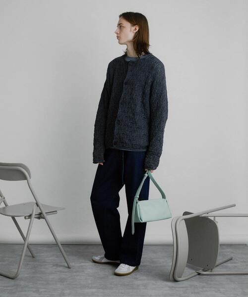 SENSE OF PLACE by URBAN RESEARCH（センスオブプレイスバイアーバンリサーチ）の「ケーブルメッシュクルーネックカーディガン（カーディガン/ボレロ・メンズ・ブラウン/ブラック/チャコールグレー・LARGE/MEDIUM）」の19枚目の写真