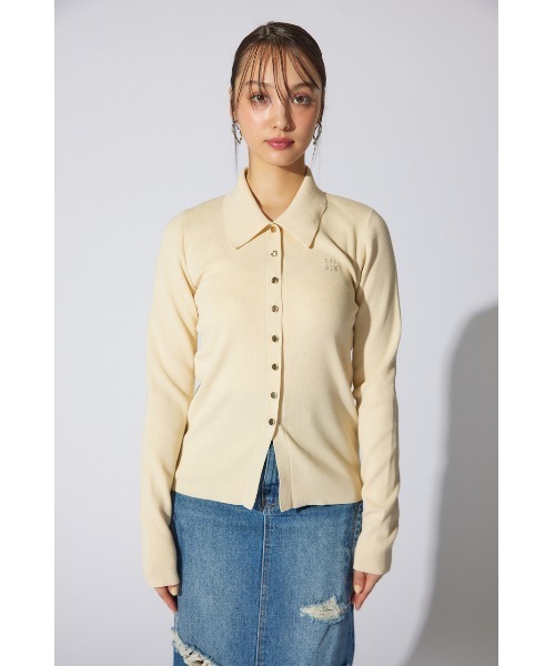 rienda カーディガン ラフニットカーディガン 春服 レディース
