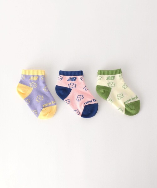 NEW BALANCE(ニューバランス)の「<New Balance>GIRLS ソックス 3P / キッズ 13cm-19cm(ソックス/靴下・キッズ・その他1/その他2・OSZ(13-19cm))」の1枚目の写真