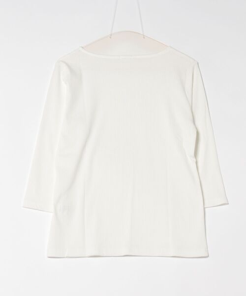 UVカット・接触冷感】7分袖ボートネック（Tシャツ/カットソー