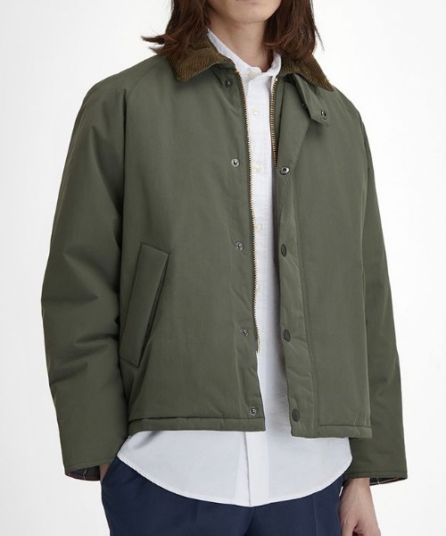 Barbour(バブアー)の「BARBOUR (バブアー) TRANSPORT/トランスポート/中綿 ブルゾン/MCA1005(ブルゾン・メンズ・ブラック/オリーブ系・36/38/40/42)」の7枚目の写真