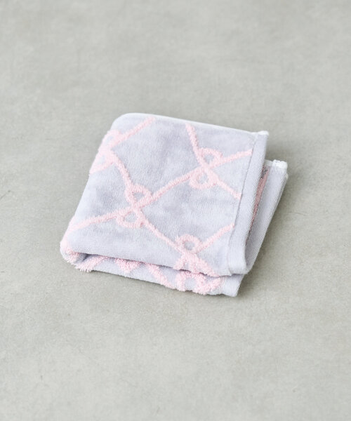 Actually(アクチュアリー)の「リボンパターンタオルハンカチ(ハンカチ/ハンドタオル・レディース・ブラック/グレー・0)」の8枚目の写真