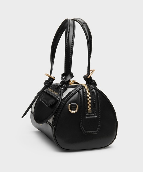 追跡★Charles&Keith 2WAY Enola キャンバス ボウリングバッグ CHARLES ＆ KEITH ショルダーバッグ バッグ Enola エノラ