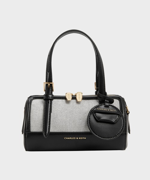 Enola エノラ キャンバスツートーンボウリングバッグ（ショルダー