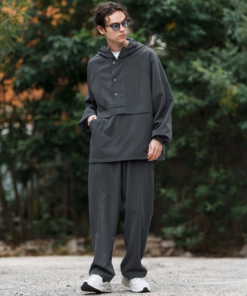 mp13292-裾絞りワイドシルエットイージーパンツ（その他パンツ