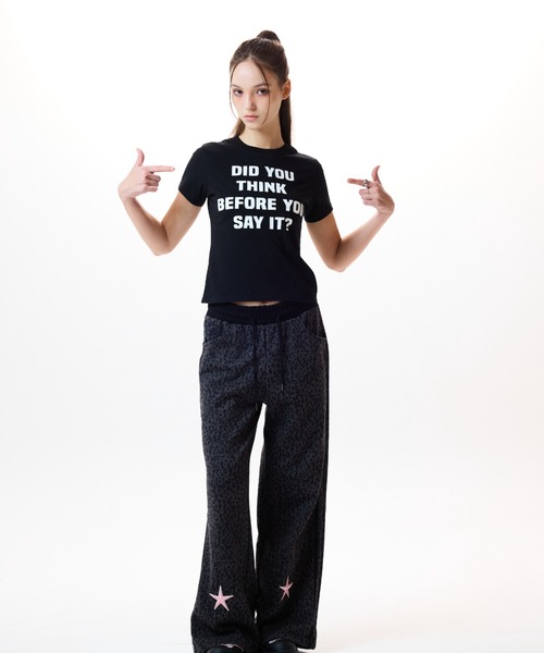 LUVISTRUE(ラヴイズトゥルー)の「IM DID YOU THINK TEE(Tシャツ/カットソー・レディース・オレンジ/ブルー/ホワイト/ブラック・FREE)」の22枚目の写真