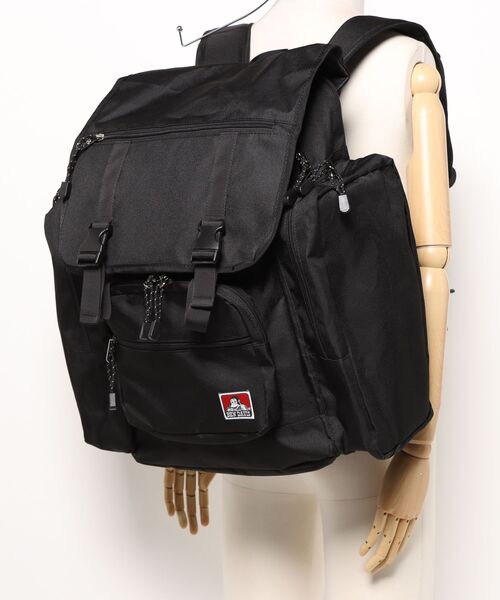 BEN DAVIS(ベンデイビス)の「《BEN DAVIS》EXPANSION CAMP DAYPACK/林間学校リュック(バックパック/リュック・メンズ・ブラック・FREE)」の10枚目の写真