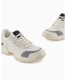 関税送料込 EMPORIO ARMANI メッシュ スニーカー ホワイト セール】【A|X アルマーニ エクスチェンジ】BE メッシュコンビ
