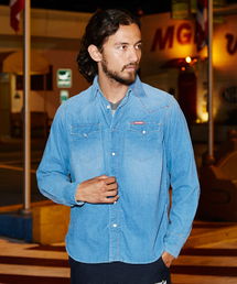 HYSTERIC GLAMOUR | USED加工コーデュロイ 長袖ウエスタンSH(シャツ/ブラウス)