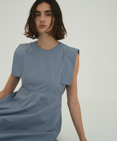 SQUARE SLEEVE ONE PIECE(505233398) | クラネ(CLANE) - d fashion