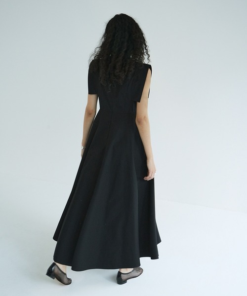 横浜店限定☆CLANE SQUARE SELEEVE KNIT ONEPIECE