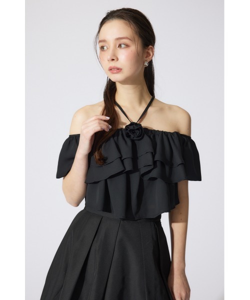 rienda(リエンダ)の「バルーンオフショルティアードブラウス 春服(シャツ/ブラウス・レディース・ホワイト/ブラック/ライトイエロー・FREE)」の22枚目の写真