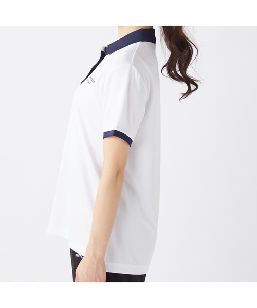 マリクレール　ポロシャツ　長袖　メッシュ　ゴルフ　テニス　練習着　日焼け Marie Claire marie claire GOLF マリクレール ポロシャツ