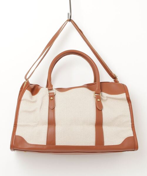 gossip！ロサンゼルス（ゴシップロサンゼルス）の「2WAY配色ボストンバッグ 多機能 大容量  ストラップ付  《通勤・通学に！》 Y2K（ボストンバッグ・レディース・ブラック/ブラウン・FREE）」の17枚目の写真