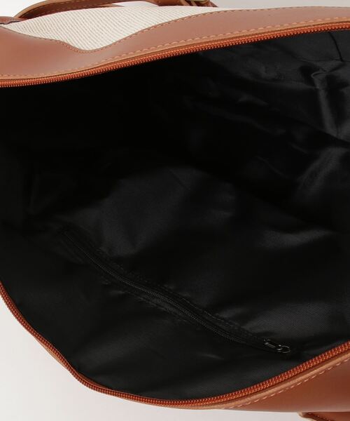 gossip！ロサンゼルス（ゴシップロサンゼルス）の「2WAY配色ボストンバッグ 多機能 大容量  ストラップ付  《通勤・通学に！》 Y2K（ボストンバッグ・レディース・ブラック/ブラウン・FREE）」の19枚目の写真