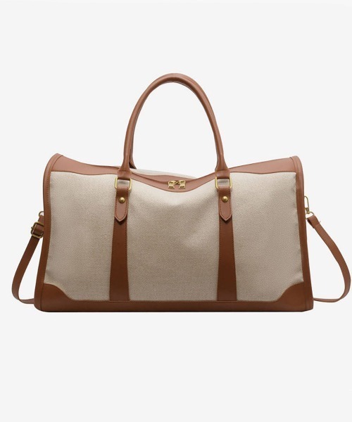 gossip！ロサンゼルス（ゴシップロサンゼルス）の「2WAY配色ボストンバッグ 多機能 大容量  ストラップ付  《通勤・通学に！》 Y2K（ボストンバッグ・レディース・ブラック/ブラウン・FREE）」の15枚目の写真