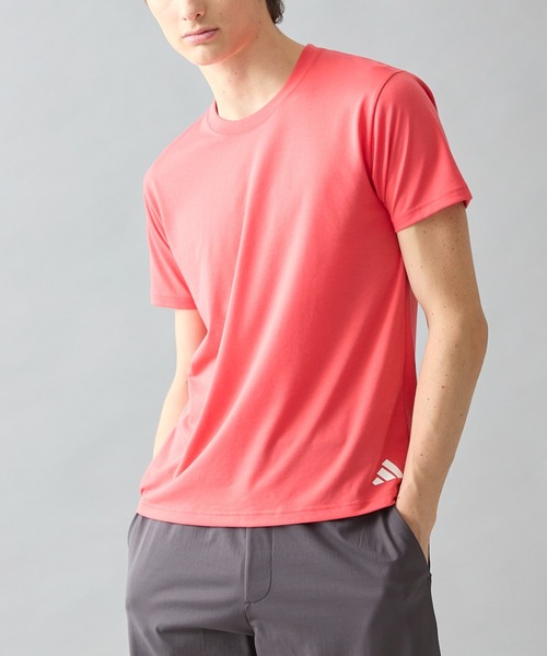 【未使用品】 セール】adidas/アディダス クルーネックTシャツ 吸汗速乾（T トップス