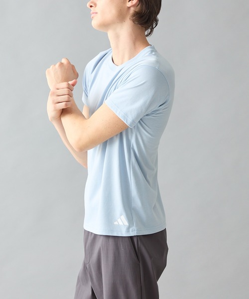 adidas(アディダス)の「adidas/アディダス クルーネックTシャツ 吸汗速乾(Tシャツ/カットソー・メンズ・ライトブルー/ブラック/レッド系その他/ブルー/イエロー系その他・LARGE/MEDIUM)」の16枚目の写真