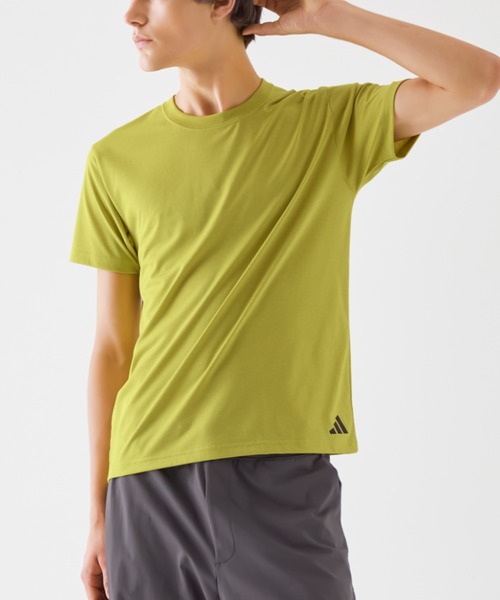 adidas(アディダス)の「adidas/アディダス クルーネックTシャツ 吸汗速乾(Tシャツ/カットソー・メンズ・ライトブルー/ブラック/レッド系その他/ブルー/イエロー系その他・LARGE/MEDIUM)」の6枚目の写真