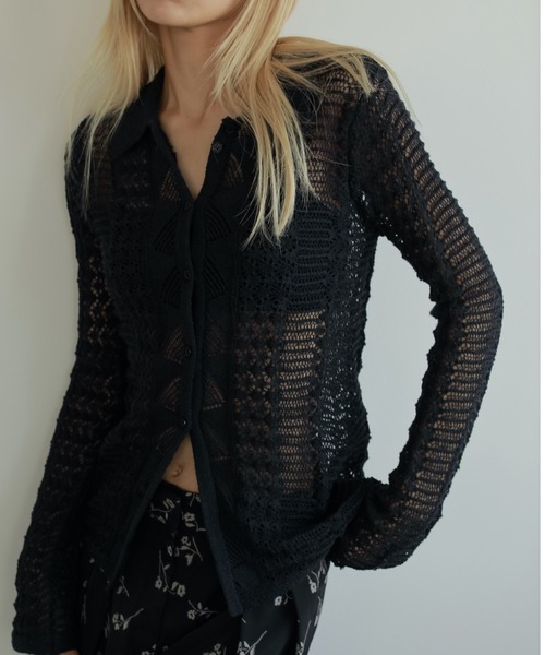 Mix Knit Shirts（ニット/セーター）｜anuke（アンヌーク）の