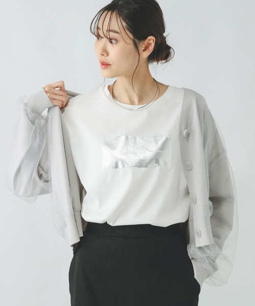 リッチクリーンプリントT半袖/147640