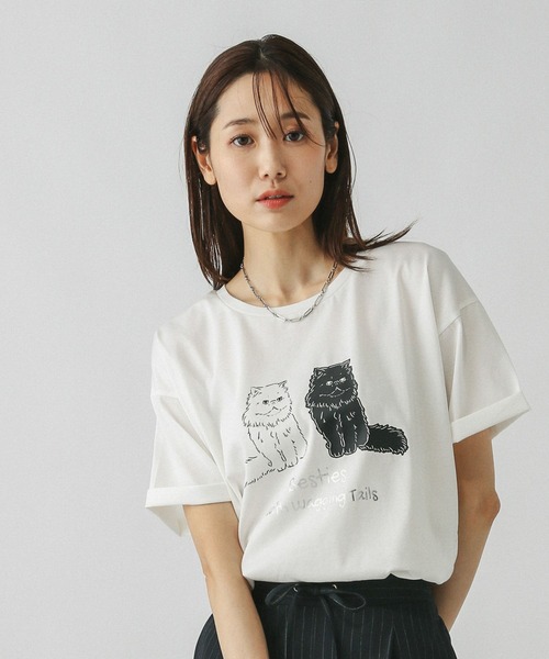 リッチクリーンプリントT半袖/147640