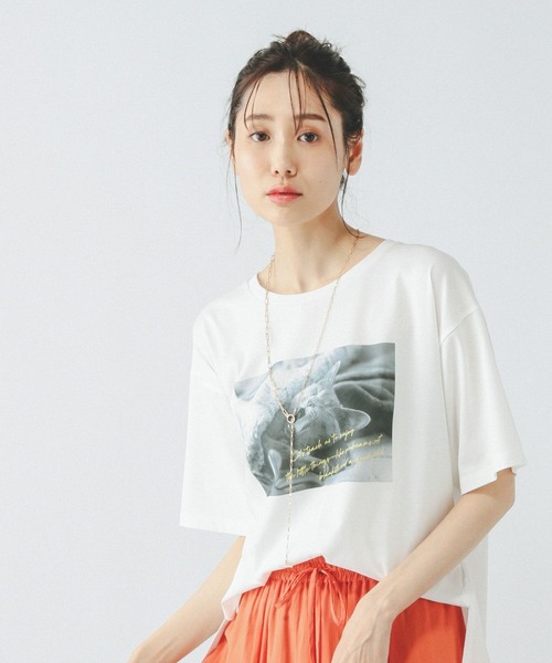 グローバルワーク リッチクリーンプリントT 半袖Tシャツ L 2枚セット グローバルワーク リッチクリーンプリントT 半袖Tシャツ L 2枚