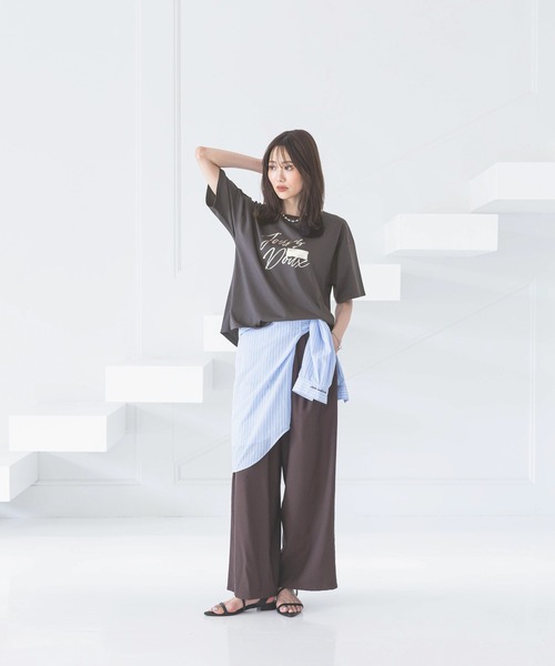 セール】リッチクリーンプリントT半袖/147640（Tシャツ
