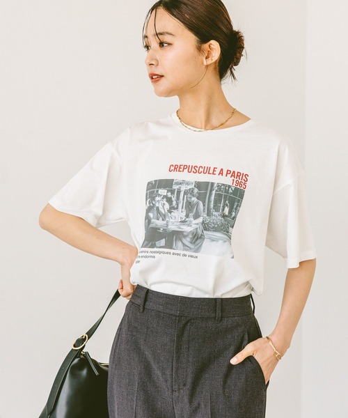 セール】リッチクリーンプリントT半袖/147640（Tシャツ/カットソー