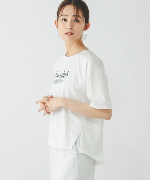 セール】リッチクリーンプリントT半袖/147640（Tシャツ/カットソー