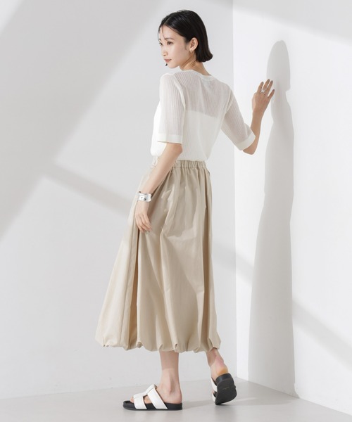 PENNEYS(ぺニーズ)の「PENNEYS別注TheFOXシアーリブニットトップス(ニット/セーター・レディース・アイボリー/ブラック/ブルー・FREE)」の15枚目の写真