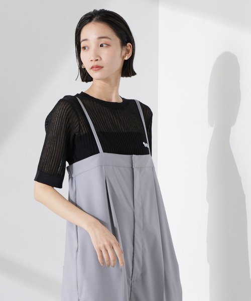 PENNEYS(ぺニーズ)の「PENNEYS別注TheFOXシアーリブニットトップス(ニット/セーター・レディース・アイボリー/ブラック/ブルー・FREE)」の19枚目の写真