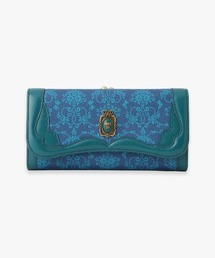 アナスイ/ANNA SUI✧型押し長財布✾黒　美品 ANNA SUI(アナスイ 長財布 財布 黒 レディース 人気 ブラック 長