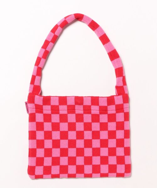 September(セプテンバー)の「▲SEPTEMBER(セプテンバー)▲knit bag(ショルダーバッグ・レディース・ブラック系/レッド系・FREE)」の2枚目の写真