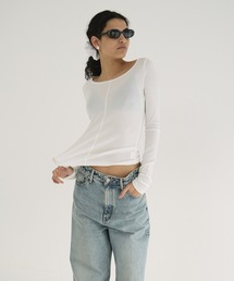 DEEP NECK LADY TOPS