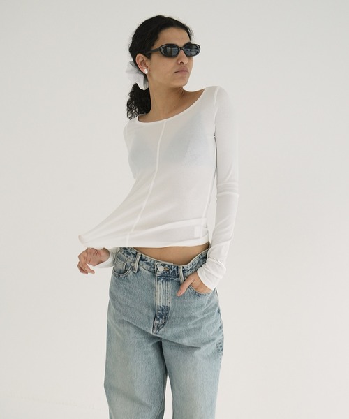 DEEP NECK LADY TOPS｜TOPS(トップス)｜CLANE OFFICIAL ONLINE STORE