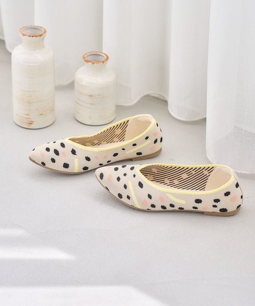 studio CLIP（スタディオクリップ）の「【ウォッシャブル/軽量】洗えるニットパンプス（パンプス・レディース・その他3/オレンジ/ブラック/その他4・X-LARGE/MEDIUM/LARGE）」の5枚目の写真