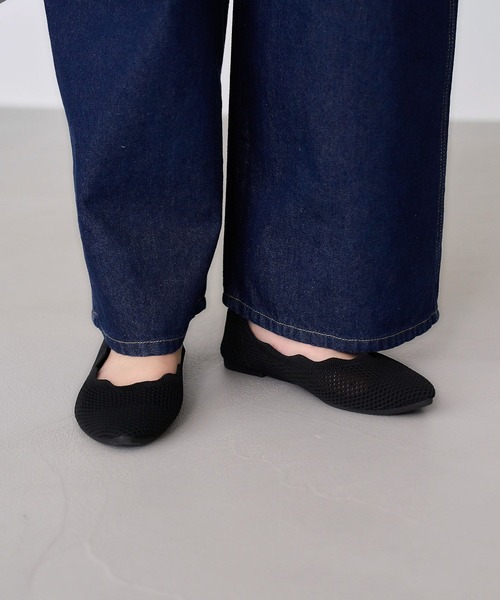 studio CLIP（スタディオクリップ）の「【ウォッシャブル/軽量】洗えるニットパンプス（パンプス・レディース・その他3/オレンジ/ブラック/その他4・X-LARGE/MEDIUM/LARGE）」の8枚目の写真