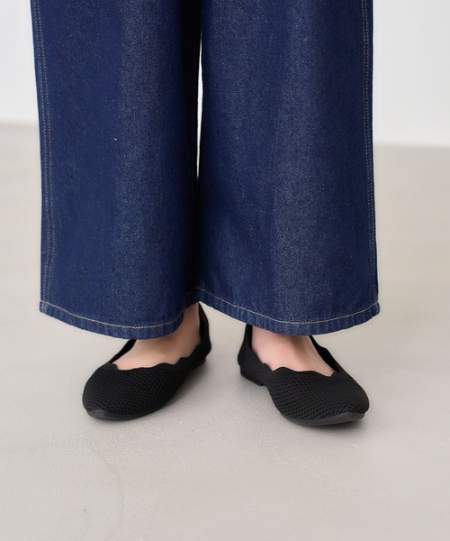 studio CLIP（スタディオクリップ）の「【ウォッシャブル/軽量】洗えるニットパンプス（パンプス・レディース・その他3/オレンジ/ブラック/その他4・X-LARGE/MEDIUM/LARGE）」の9枚目の写真