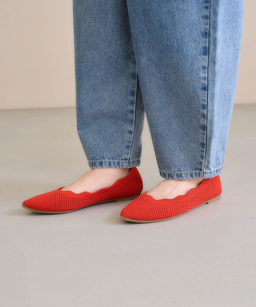 studio CLIP（スタディオクリップ）の「【ウォッシャブル/軽量】洗えるニットパンプス（パンプス・レディース・その他3/オレンジ/ブラック/その他4・X-LARGE/MEDIUM/LARGE）」の13枚目の写真