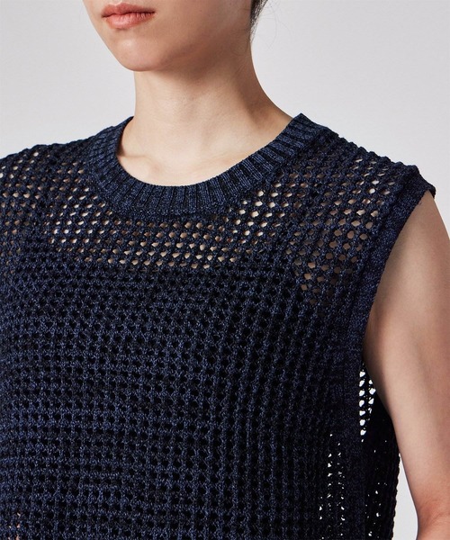 Paul Smith(ポールスミス)の「ウィメンズ ドライ メッシュ ベスト / 155253 KN163(ベスト・レディース・ブラック/コーラル・MEDIUM)」の10枚目の写真