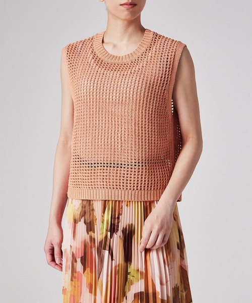 Paul Smith(ポールスミス)の「ウィメンズ ドライ メッシュ ベスト / 155253 KN163(ベスト・レディース・ブラック/コーラル・MEDIUM)」の12枚目の写真