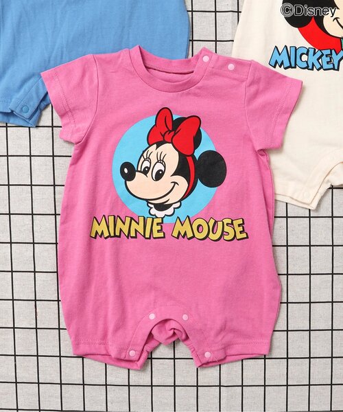 Disney(ディズニー)の「【リンク】ディズニーキャラクター/ロンパス(ロンパース・キッズ・ピンク/ブルー/アイボリー・70/80)」の3枚目の写真
