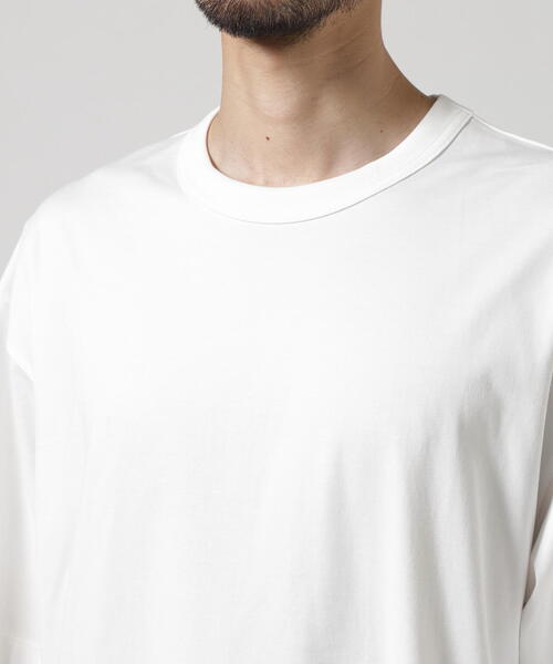 ★GLOWNY★3/4 G COMFORT TEE (WHITE)★正規品/韓国直送料込 marka / マーカ / GIZA 80/3 KNIT COMFORT FIT Tee / GIZA80/3