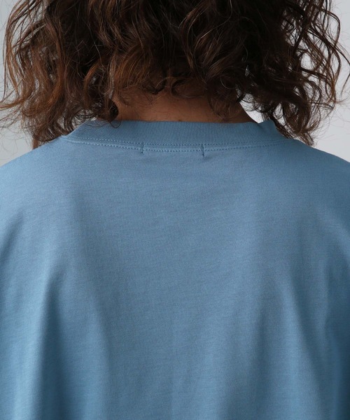 HARE（ハレ）の「シシュウモチーフカットソー(HARE)（Tシャツ/カットソー・メンズ・ブルー/ブラック/ホワイト・SMALL/MEDIUM）」の20枚目の写真