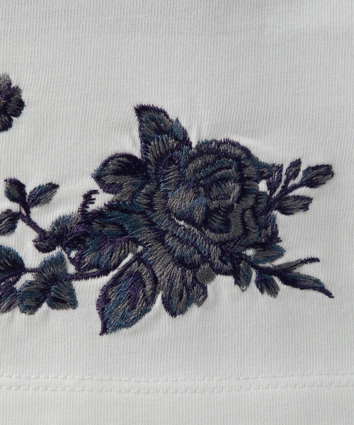 HARE（ハレ）の「シシュウモチーフカットソー(HARE)（Tシャツ/カットソー・メンズ・ブルー/ブラック/ホワイト・SMALL/MEDIUM）」の22枚目の写真