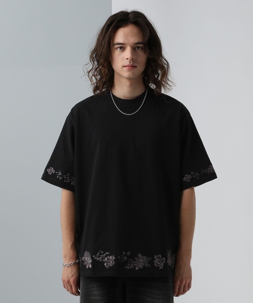 セール】シシュウモチーフカットソー(HARE)（Tシャツ/カットソー