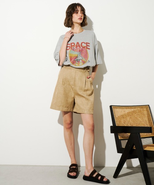 Unitage(ユニテージ)の「SPACEプリントTEE(Tシャツ/カットソー・レディース・ホワイト/グレー/イエロー・FREE)」の20枚目の写真